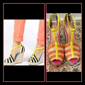 ⭐️ SEYCHELLES Wedge Sandal | Barbie Pink | ANTHRO | Stop Traffic Wedge size 10